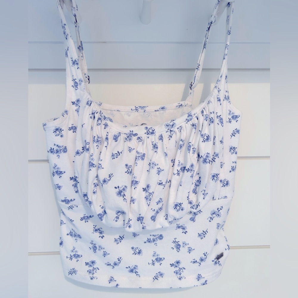 Hollister floral corset tank